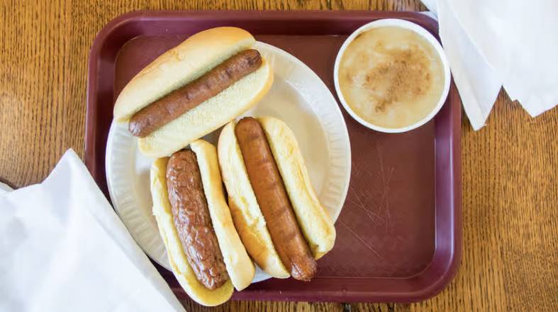 Order Hot Italian Sausage Sandwich food online from Youngs BBQ store, Middletown on bringmethat.com
