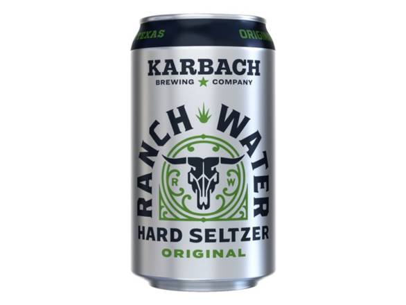 Order Karbach Brewing Co. Ranch Water Original Hard Seltzer - 6x 12oz Cans food online from Goody Goody Liquor store, Addison on bringmethat.com