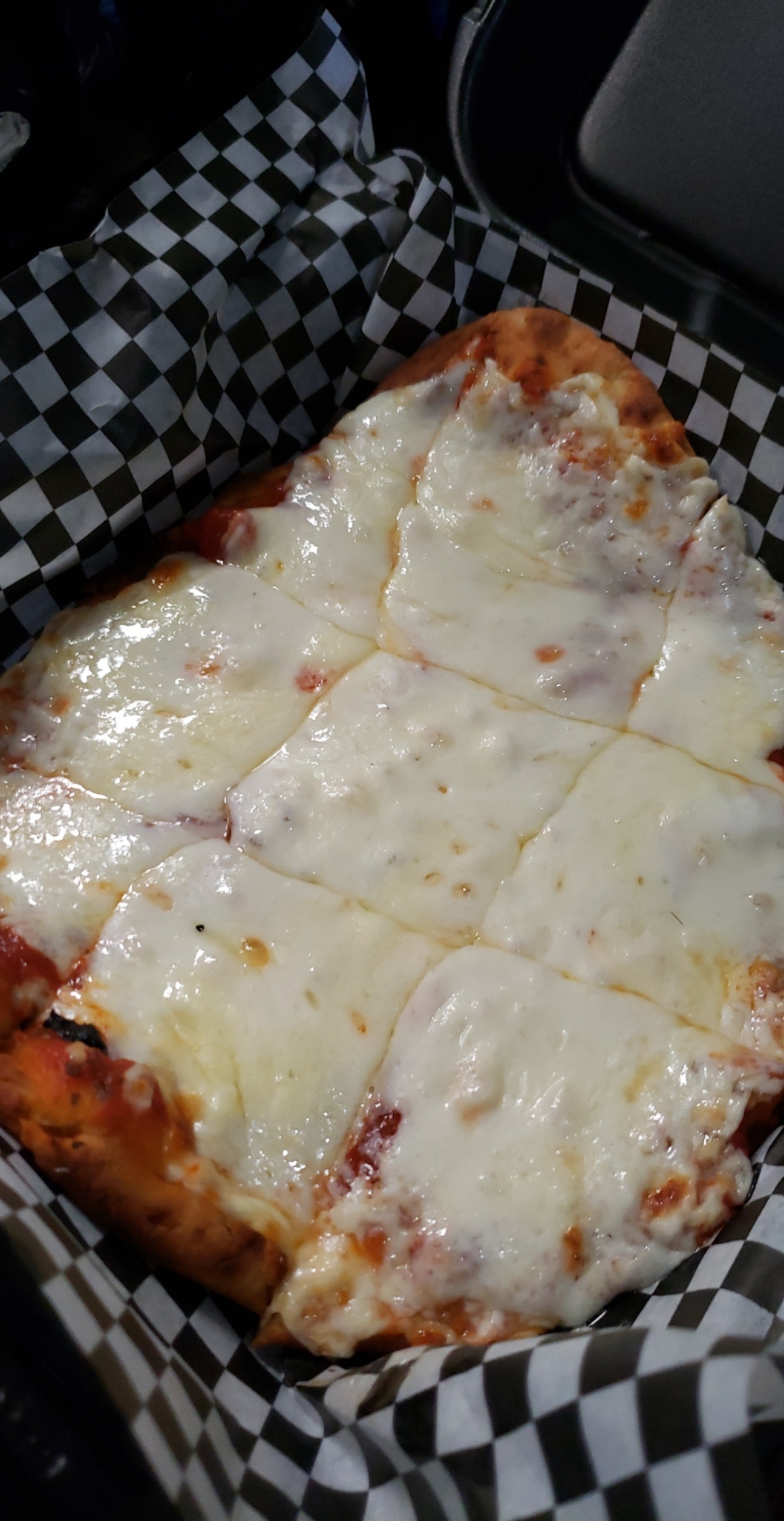 Order Cheese Flatbread Pizza food online from Lburg Drinks & More store, Lawrenceburg on bringmethat.com