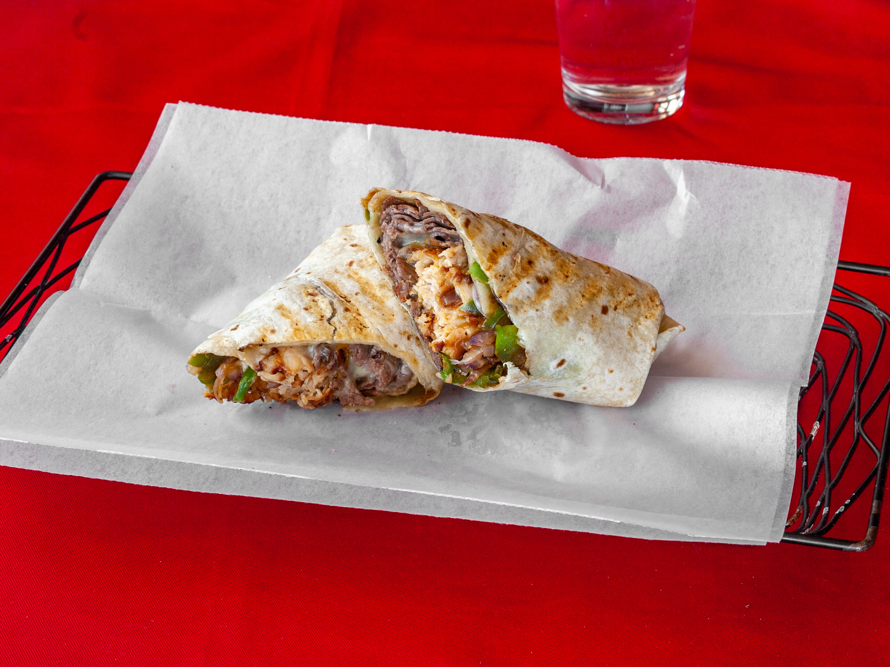 Order King Philly Wrap food online from Lucky Bernie store, Huntley on bringmethat.com