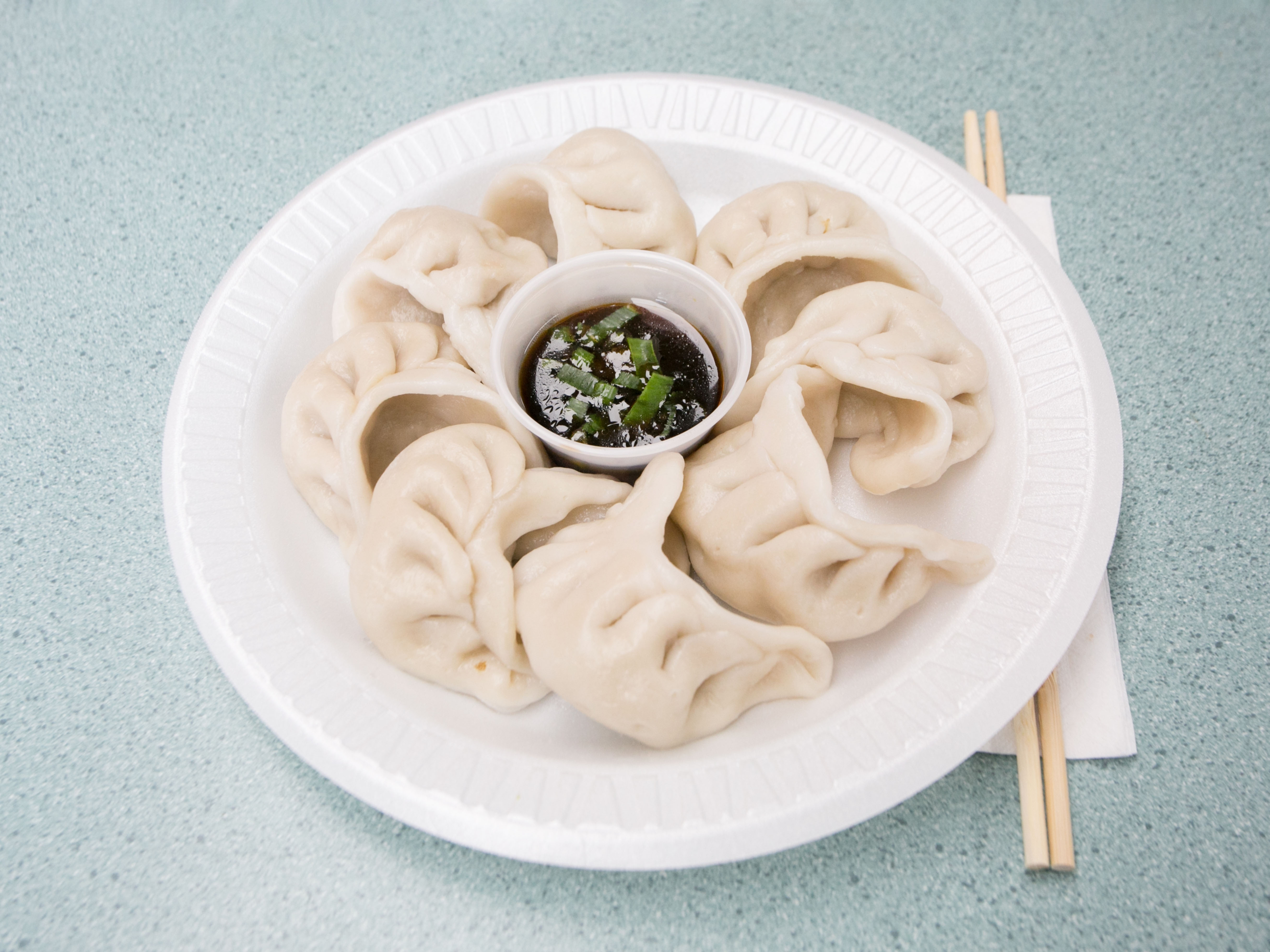 Order 21a. Steamed Dumpling 水餃 food online from Blessings II Go store, New Haven on bringmethat.com