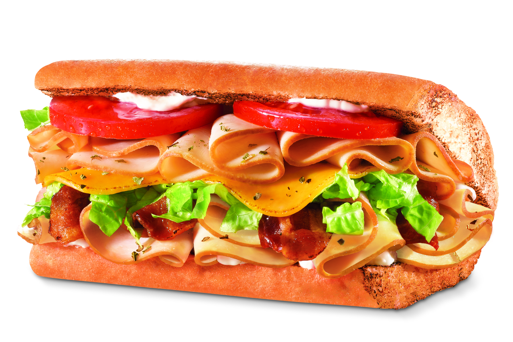 Order Ultimate Turkey Club Sub food online from Quiznos store, Dupont on bringmethat.com