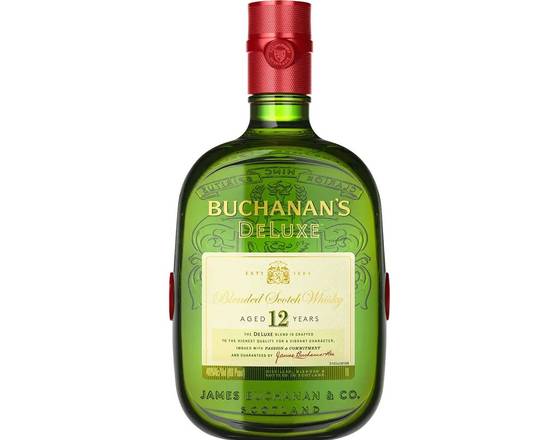 Order Buchanan's 12 Yr, 1000mL whiskey food online from Brothers Wine & Liquor store, Copiague on bringmethat.com