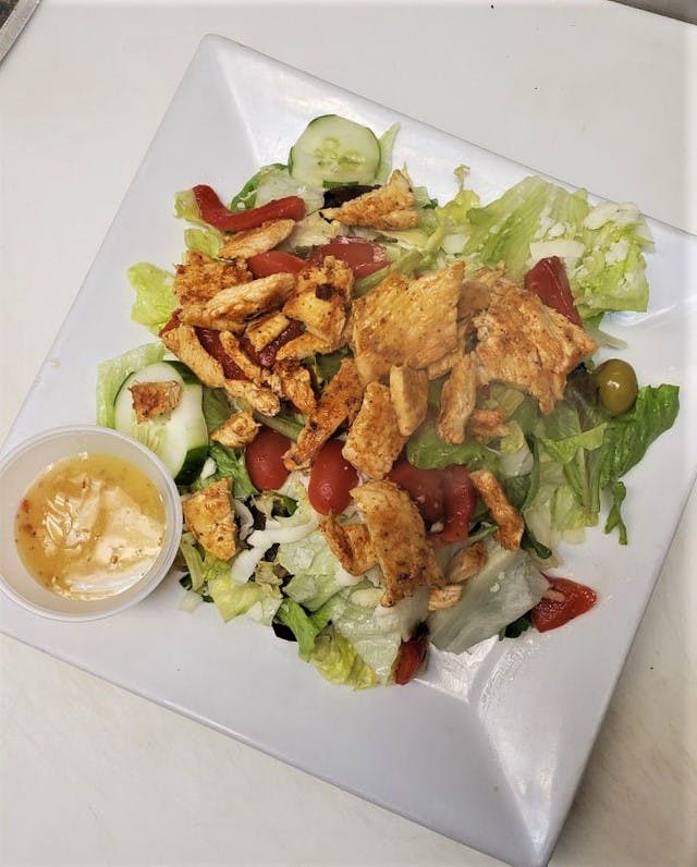 Order Grilled Chicken Salad - Salad food online from Nicola's Pizza store, Califon on bringmethat.com