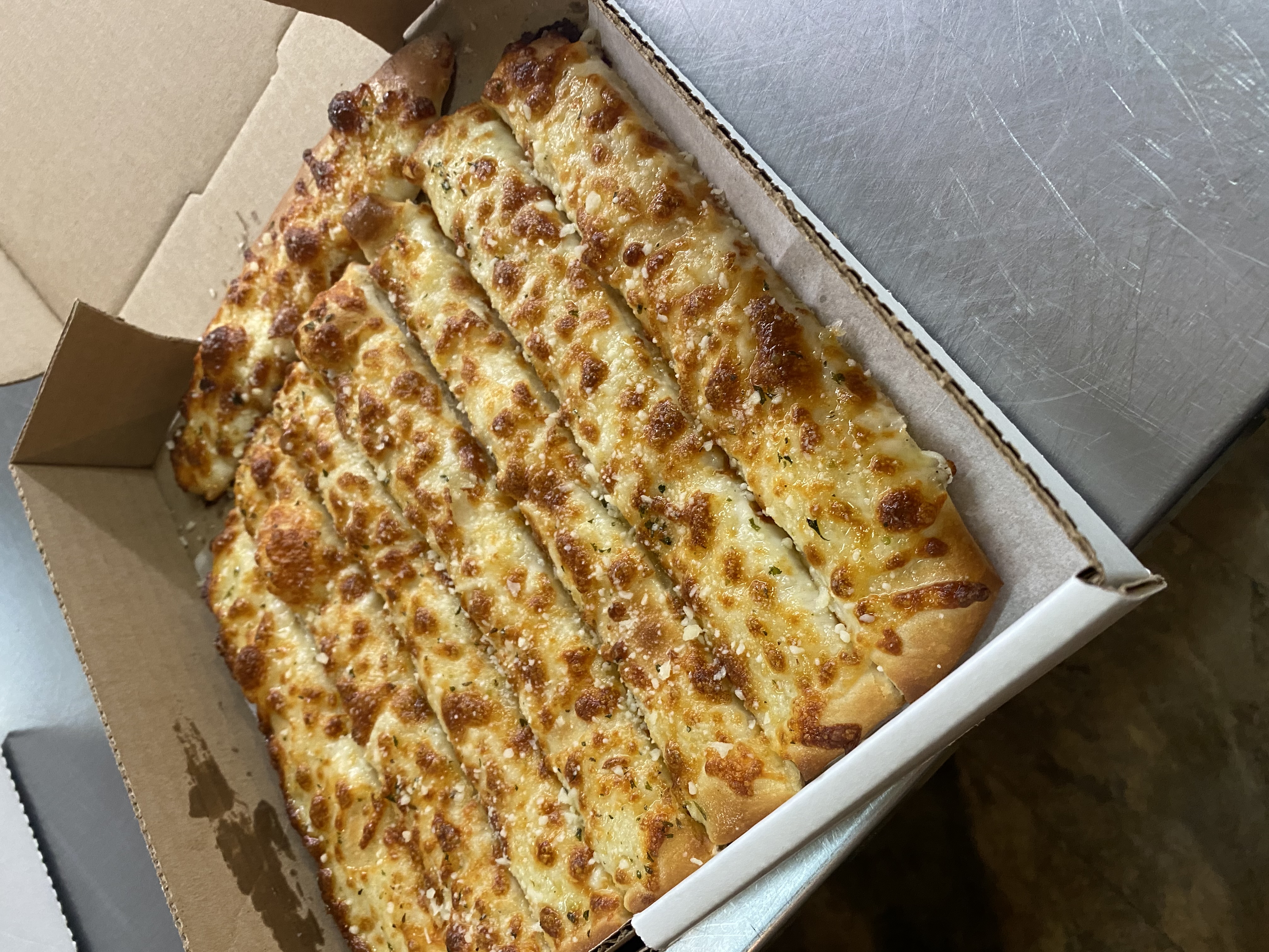 Order Breadsticks with Cheese food online from Original Gyro Pizza & Hoagies store, Pittsburgh on bringmethat.com