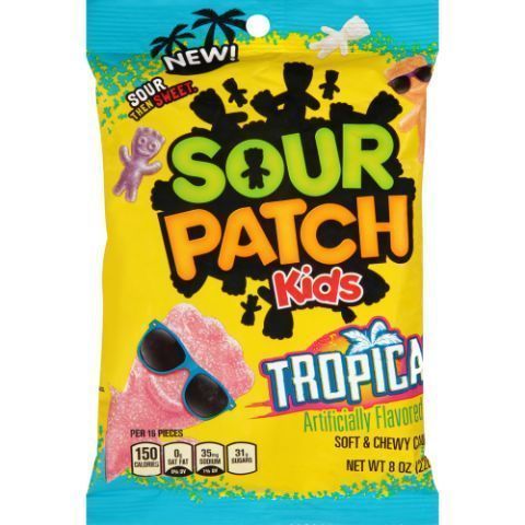 Order Sour Patch Kids Tropical 8oz food online from 7-Eleven store, Virginia Beach on bringmethat.com