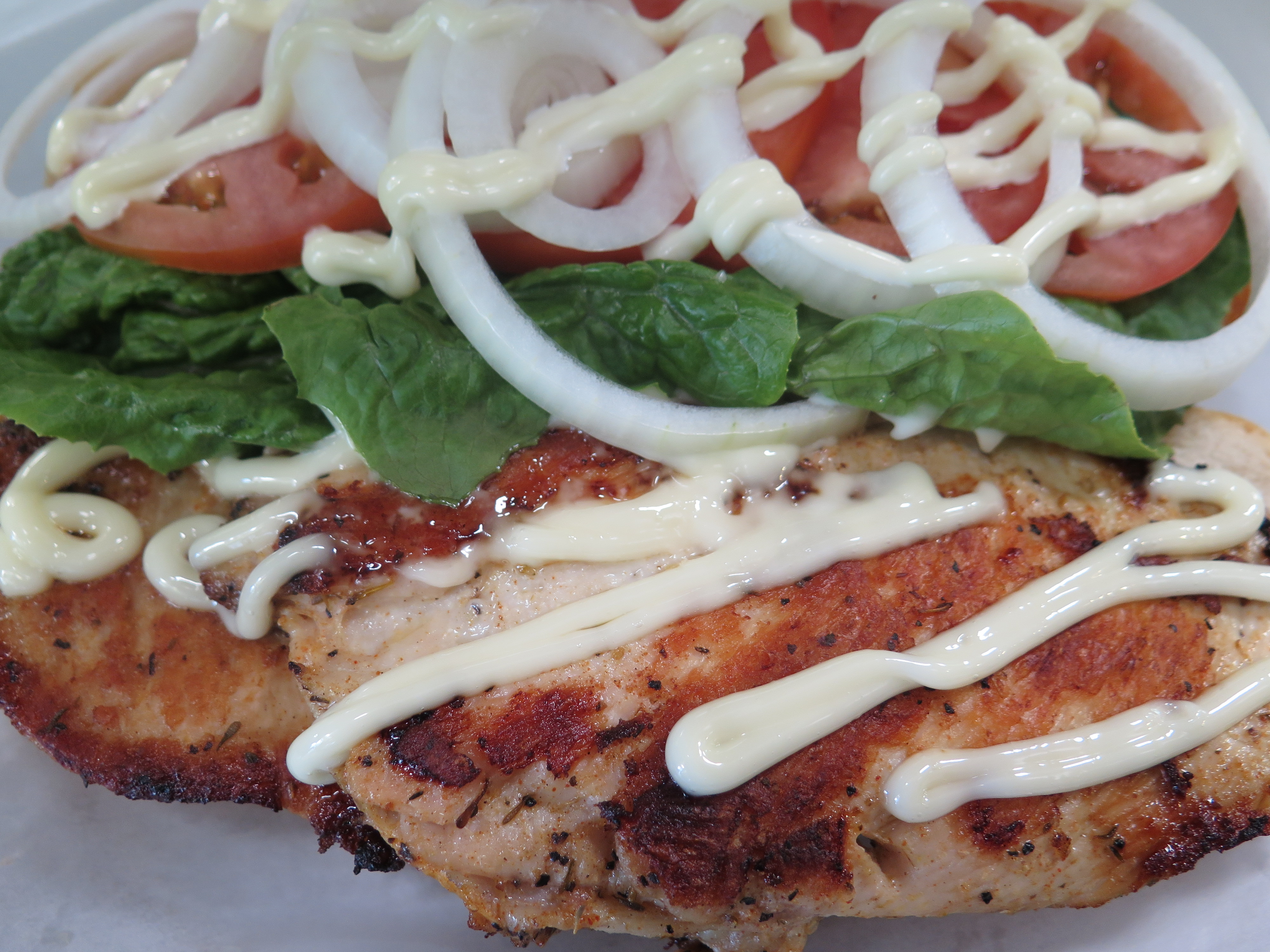Order Grilled Chicken Breast Sandwich food online from House Of Burrito Chicken & Pizza store, Waldwick on bringmethat.com