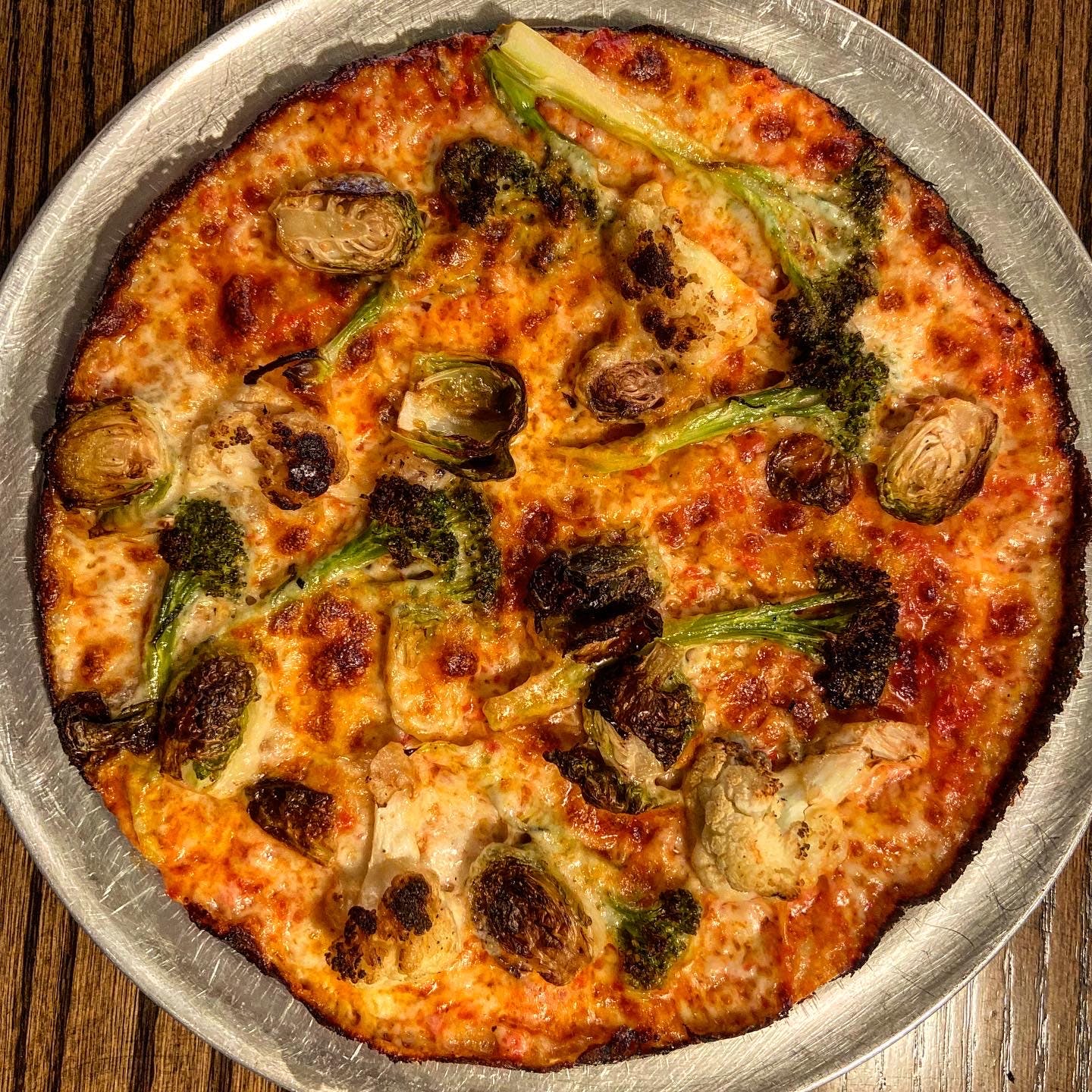 Order Roasted Veggie Pizza - Individual 12" (8 Slices) food online from Beekman Ale House store, Sleepy Hollow on bringmethat.com