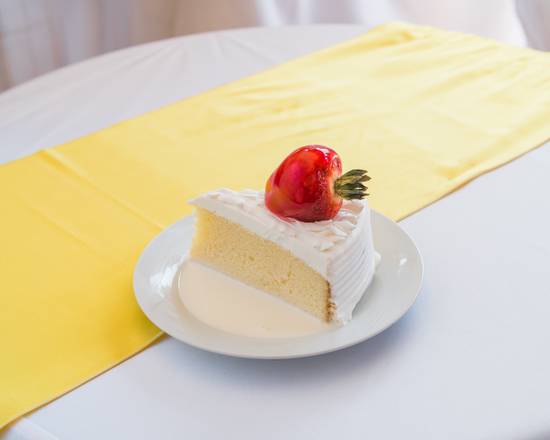 Order Tres Leches Cake Slice food online from Pierre's Bakery store, Chicago on bringmethat.com