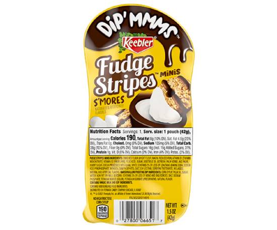 Order Keebler Fudge Stripes S'Mores Minis Dip'Mmms food online from Exxon Food Mart store, Port Huron on bringmethat.com