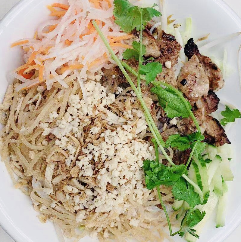 Order B4. Bun Bi Thit Nuong food online from Pho Saigon store, Youngstown on bringmethat.com