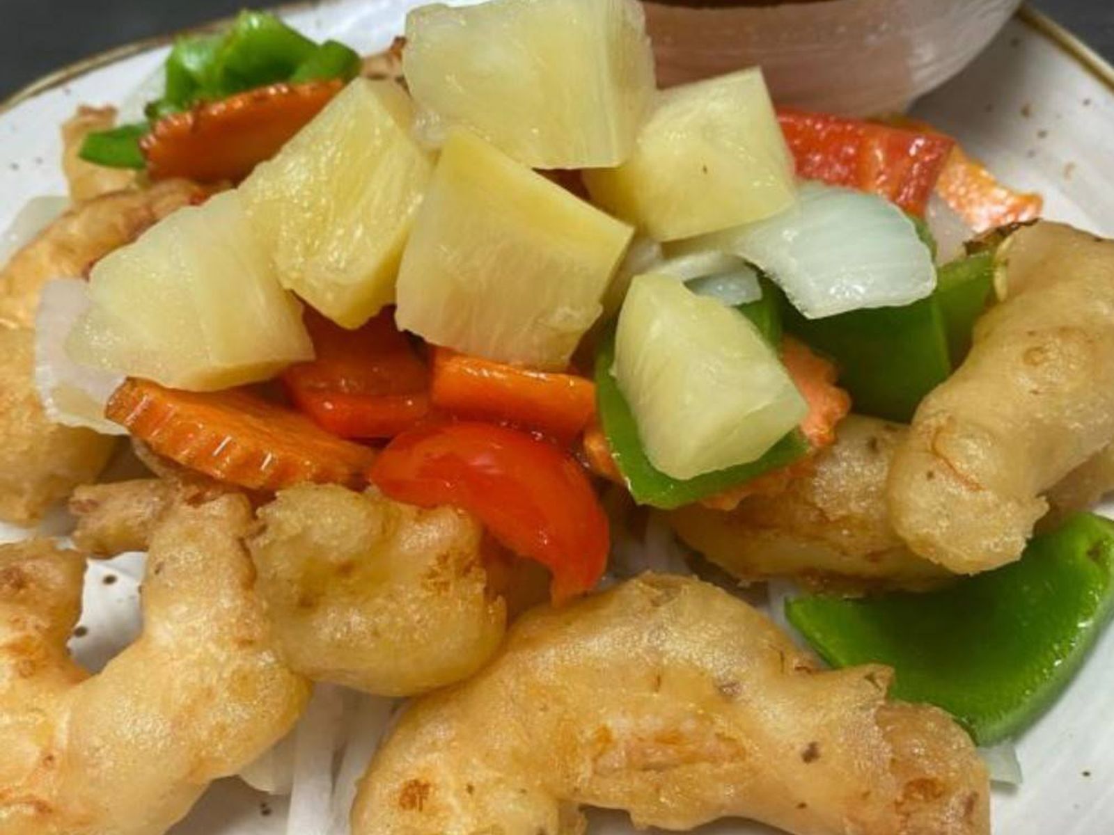 Order Sweet & Sour Shrimp food online from Rice Bowl Cafe store, Austin on bringmethat.com