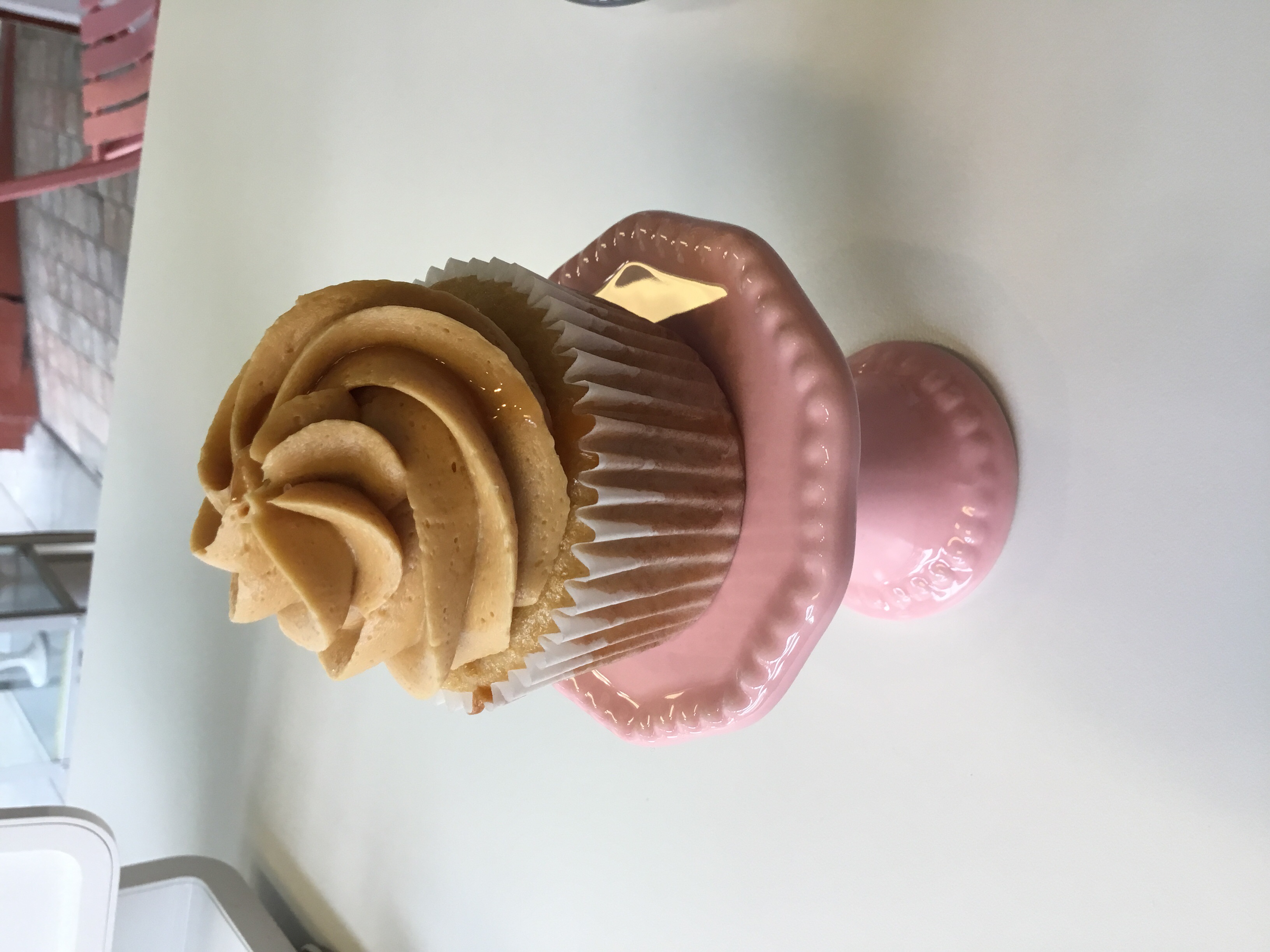 Order Salted Caramel Cupcake food online from Brandy's All City Sweets store, Salem on bringmethat.com
