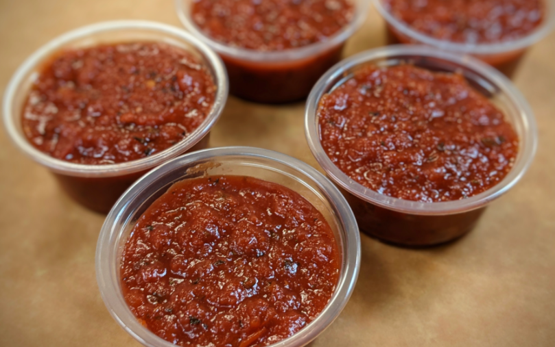 Order Red Marinara Sauce food online from Ciros Pizza Cafe store, Citrus Heights on bringmethat.com