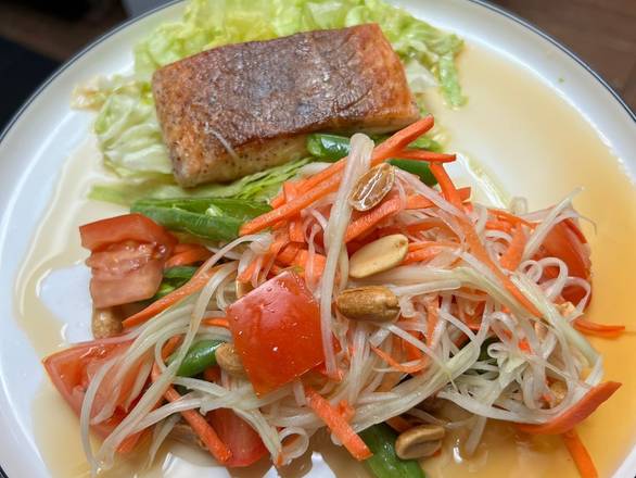 Order Salmon Papaya Salad food online from Rasa sayang store, Roswell on bringmethat.com