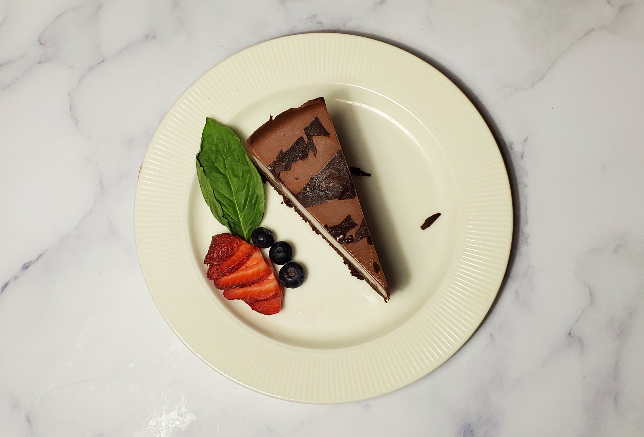 Order Chocolate Mousse Cake food online from Due fratelli (forest hills) store, Forest Hills on bringmethat.com