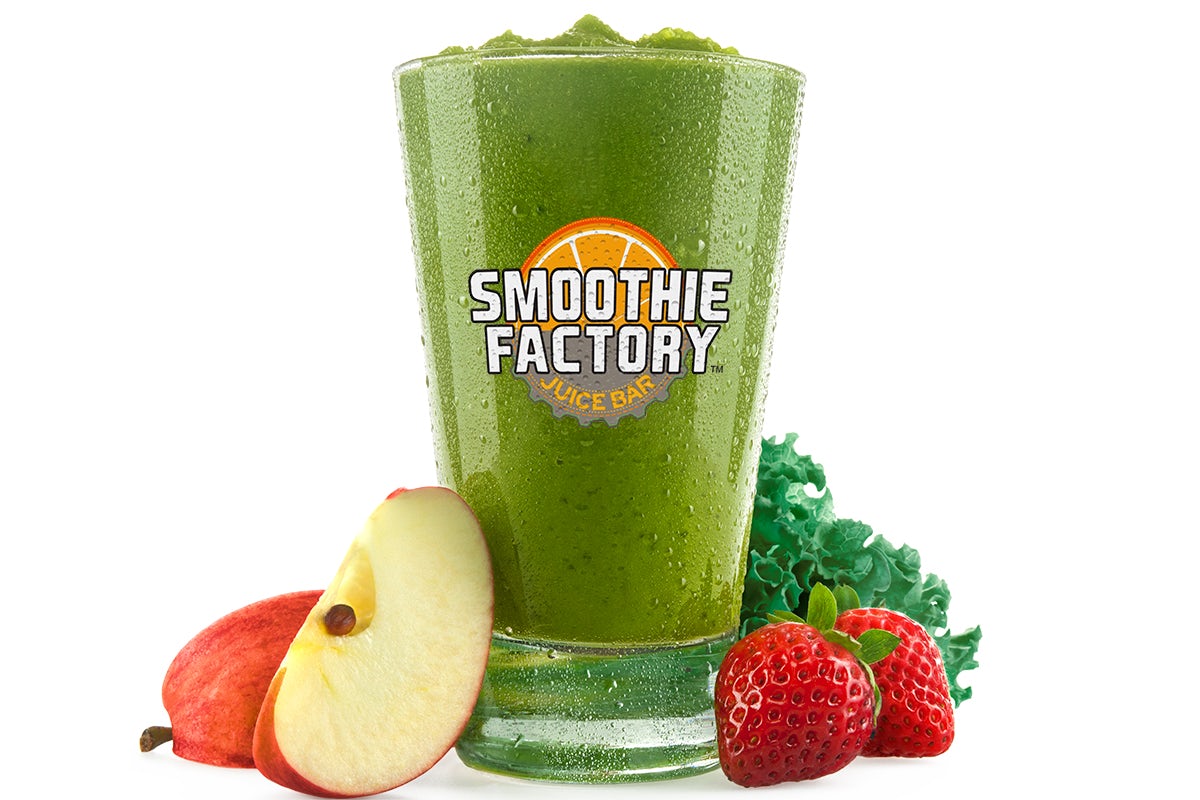Order Strawberry Apple Kale food online from Smoothie Factory store, Dallas on bringmethat.com
