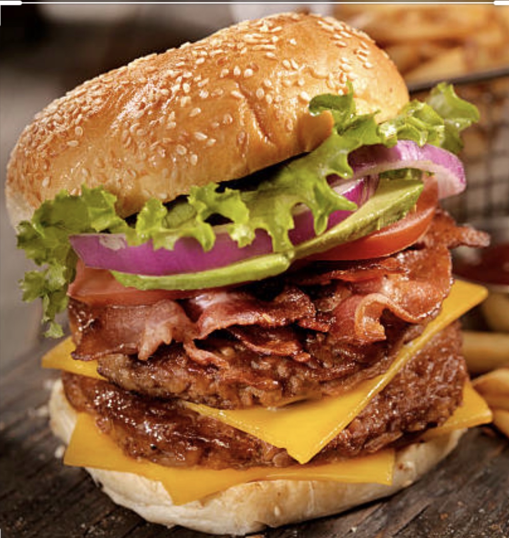 Order Double Bacon Cheeseburger food online from Sherman Way Grill & Pizza store, North Hollywood on bringmethat.com