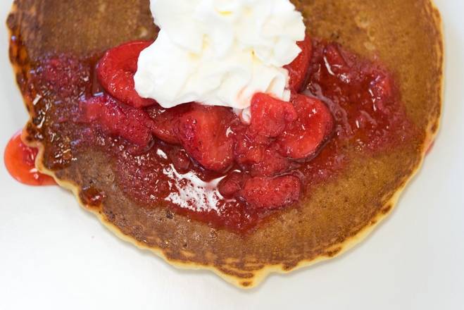 Order Kid Strawberry Pancakes food online from National Coney Island store, Grosse Pointe on bringmethat.com