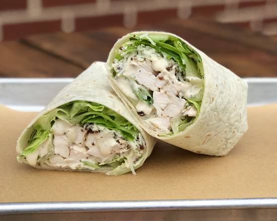 Order Caesar Chicken Wrap food online from The Eatery Of Wallingford store, Wallingford on bringmethat.com