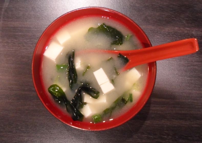 Order C1. Miso Soup food online from Icho Izakaya Fusion Cuisine store, Temple City on bringmethat.com