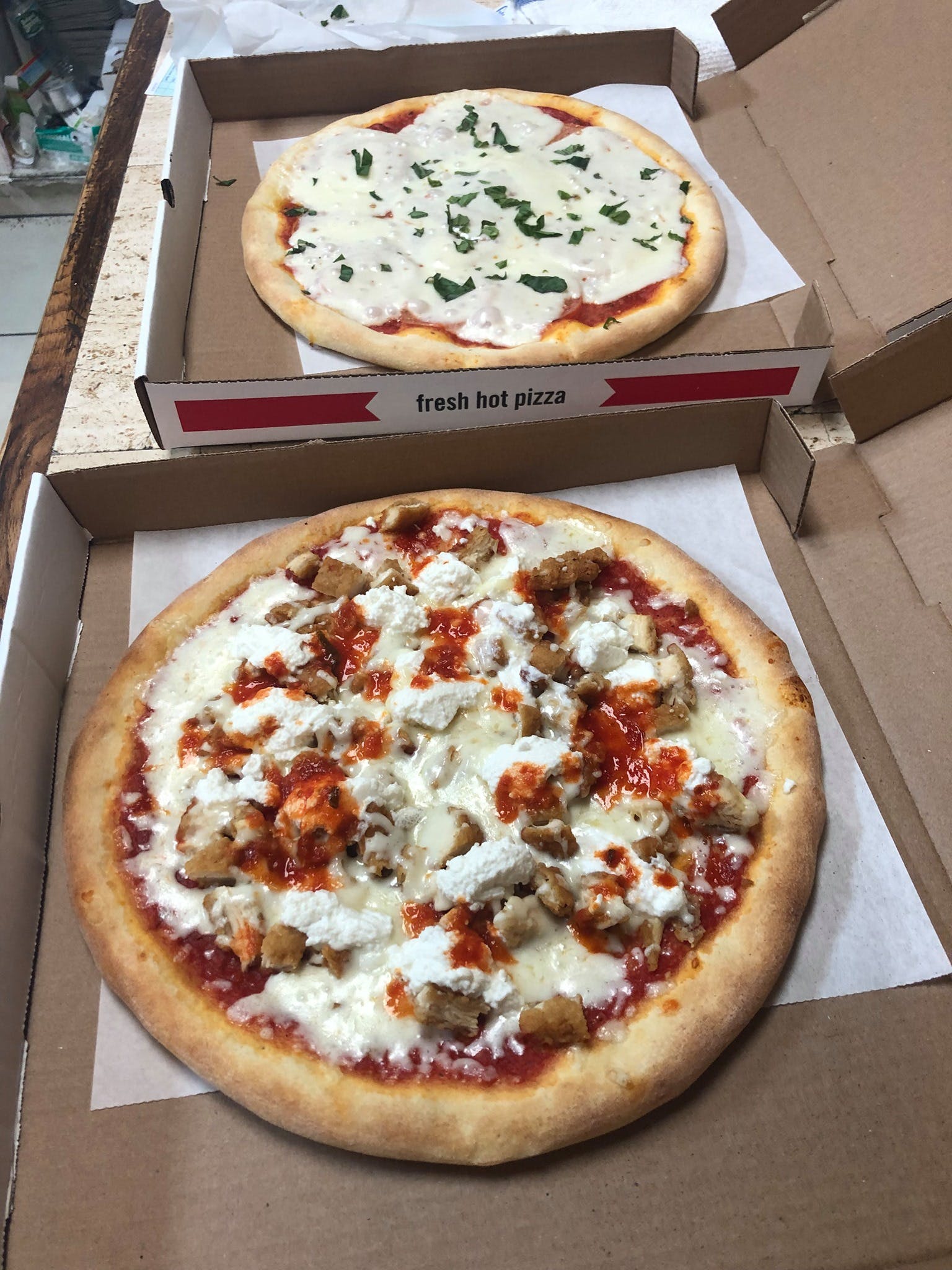 Order Buffalo Chicken Cheese Steak Pizza - Mini 12" food online from Frank's II Pizzeria store, Sewell on bringmethat.com