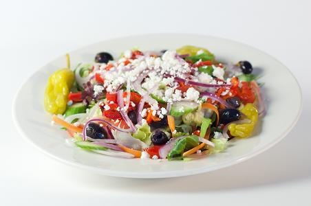 Order Greek Salad food online from Two guys from italy store, Glendale on bringmethat.com