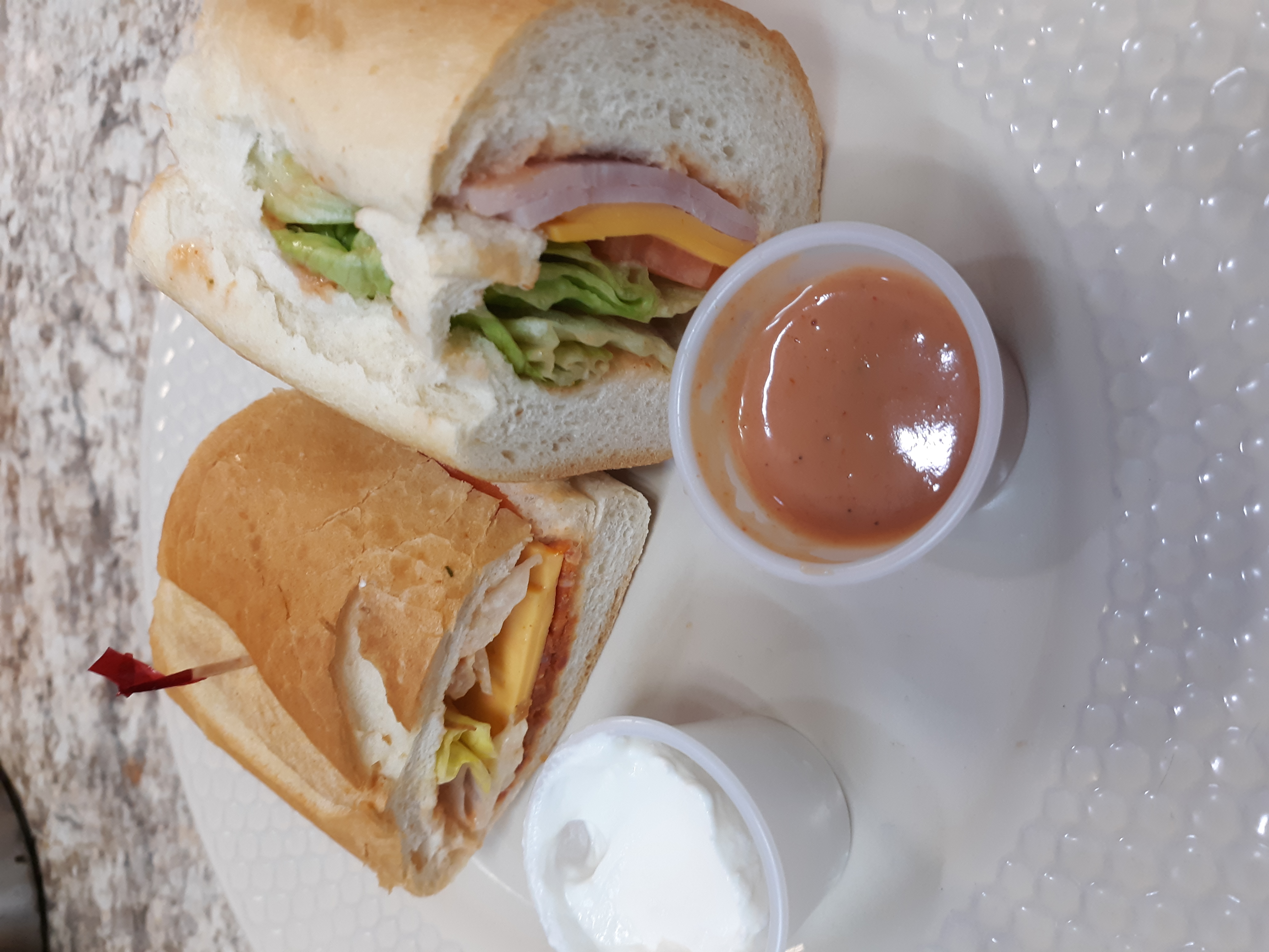 Order Ham and Cheese Sandwich food online from Oscar's Kitchen store, Bronx on bringmethat.com