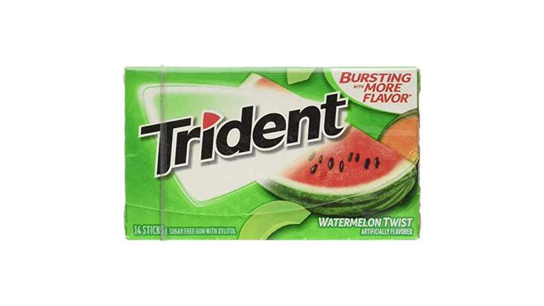 Order Trident Sugar Free Chewing Gum Watermelon Twist food online from Shell Rock Spring store, Bel Air on bringmethat.com