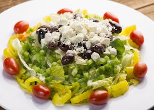 Order Greek Salad food online from Rosati's Pizza store, Lockport on bringmethat.com