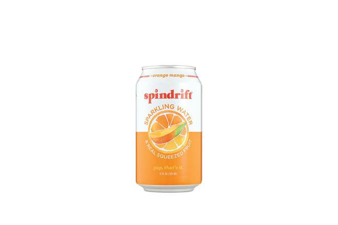 Order Spindrift Seltzer - Orange Mango food online from Noodles & Company store, Denver on bringmethat.com
