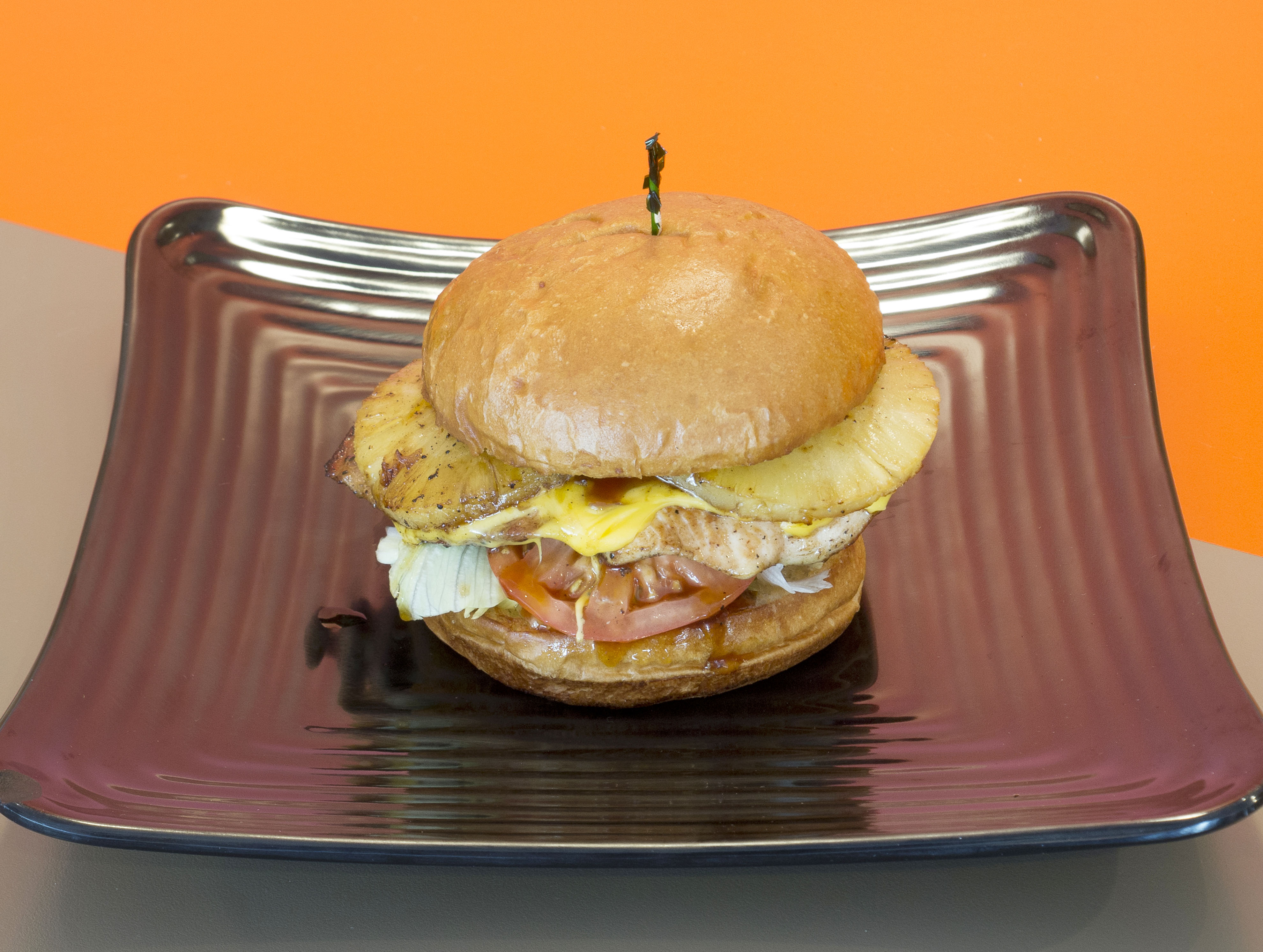 Order Texas Tiki Chicken Sandwich food online from Chapps Burgers store, Arlington on bringmethat.com
