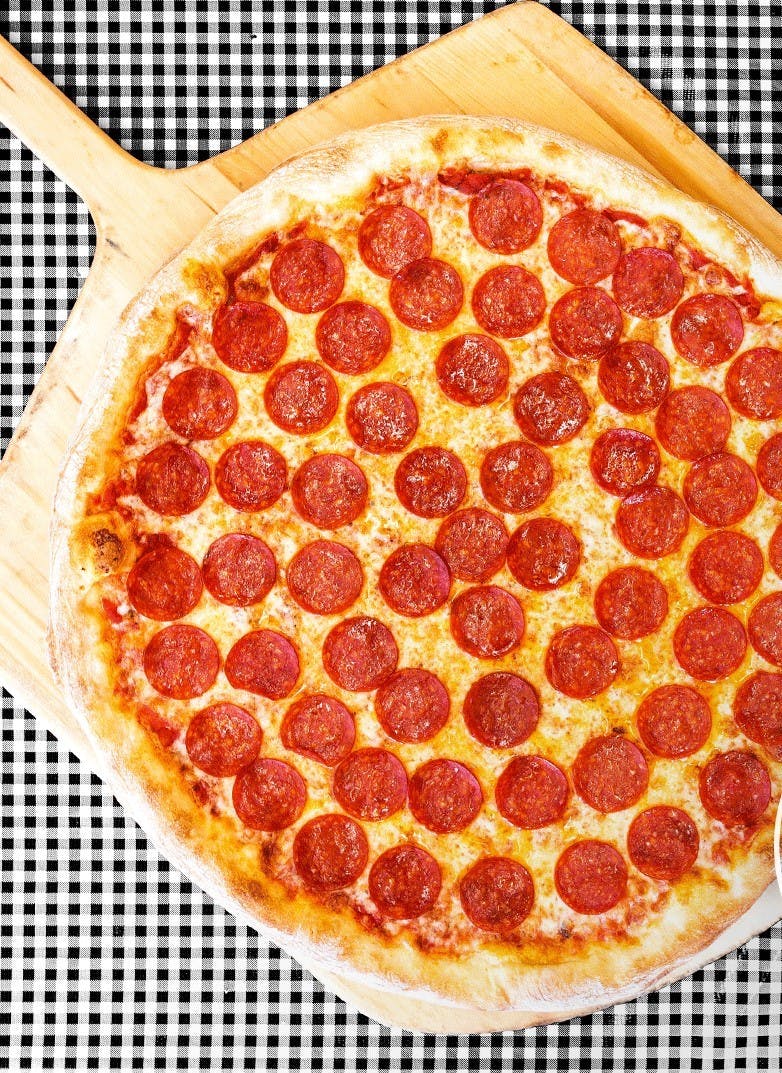 Order Pepperoni Pizza - Medium 14" food online from Bianco Italian Cuisine store, Inglewood on bringmethat.com