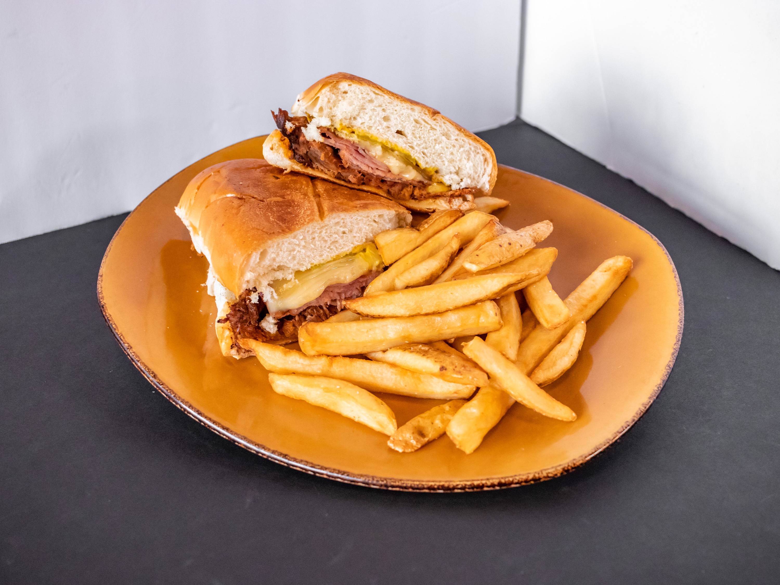 Order The Cuban Sandwich food online from STEEL HOUSE BAR & GRILL store, Houston on bringmethat.com