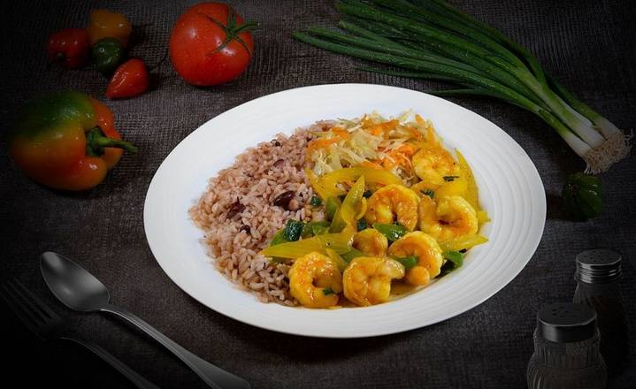 Order Curried Shrimp Dinner food online from Negril store, Bowie on bringmethat.com