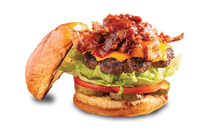 Order Double Bacon Cheddar Burger food online from Famous Dave store, Alameda on bringmethat.com