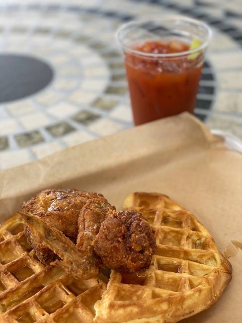 Order Chicken ’n Waffle food online from Eckerts Country Restaurant store, Belleville on bringmethat.com