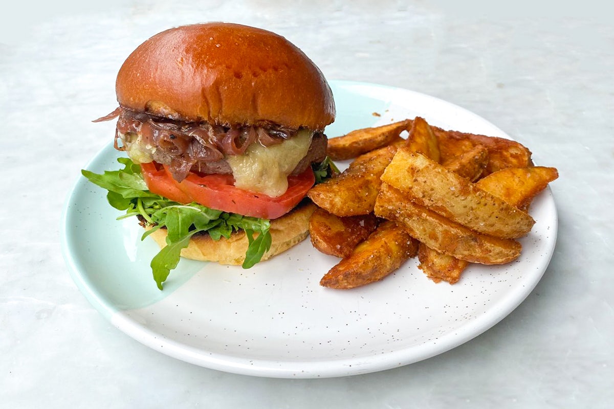 Order Impossible Bayside Burger food online from Bluestone Lane Cafe store, Armonk on bringmethat.com
