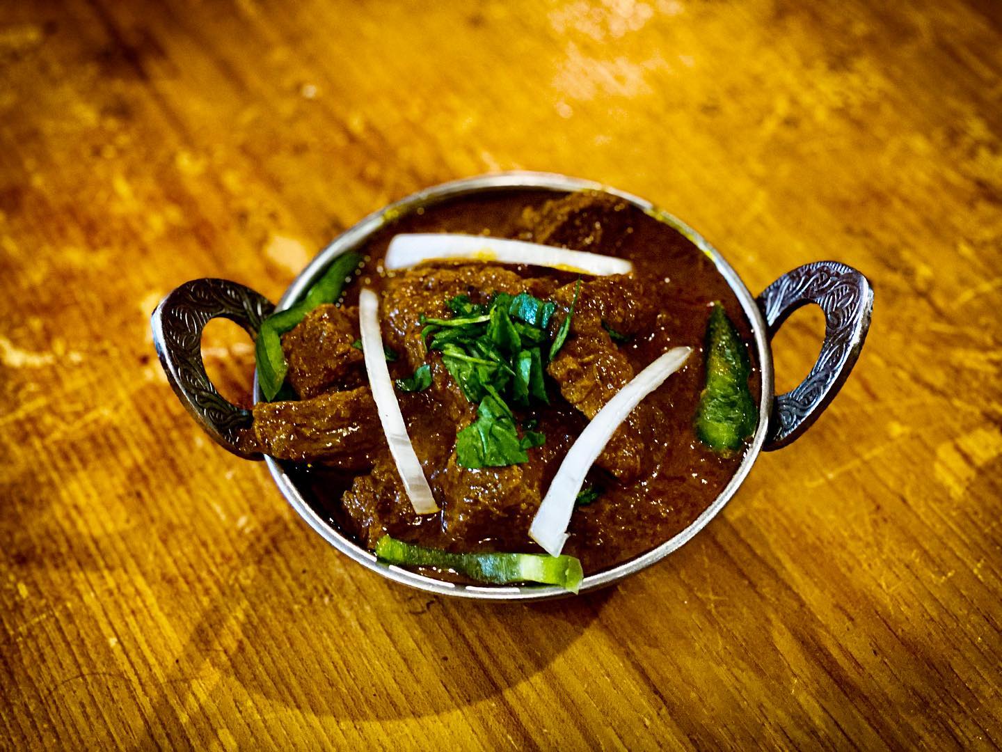 Order Beef Kadhai food online from Star of India Restaurant store, Little Rock on bringmethat.com