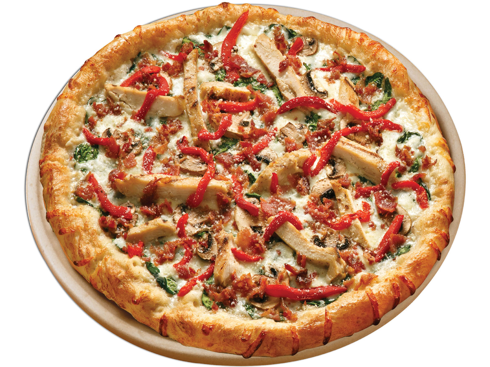 Order Chicken Carbonara Pizza food online from Vocelli pizza (baileys crossroads) store, Falls Church on bringmethat.com