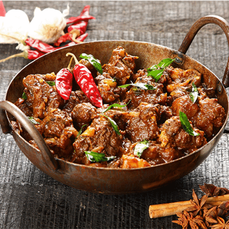 Order Lamb Sukha food online from Chef of India store, Jersey City on bringmethat.com