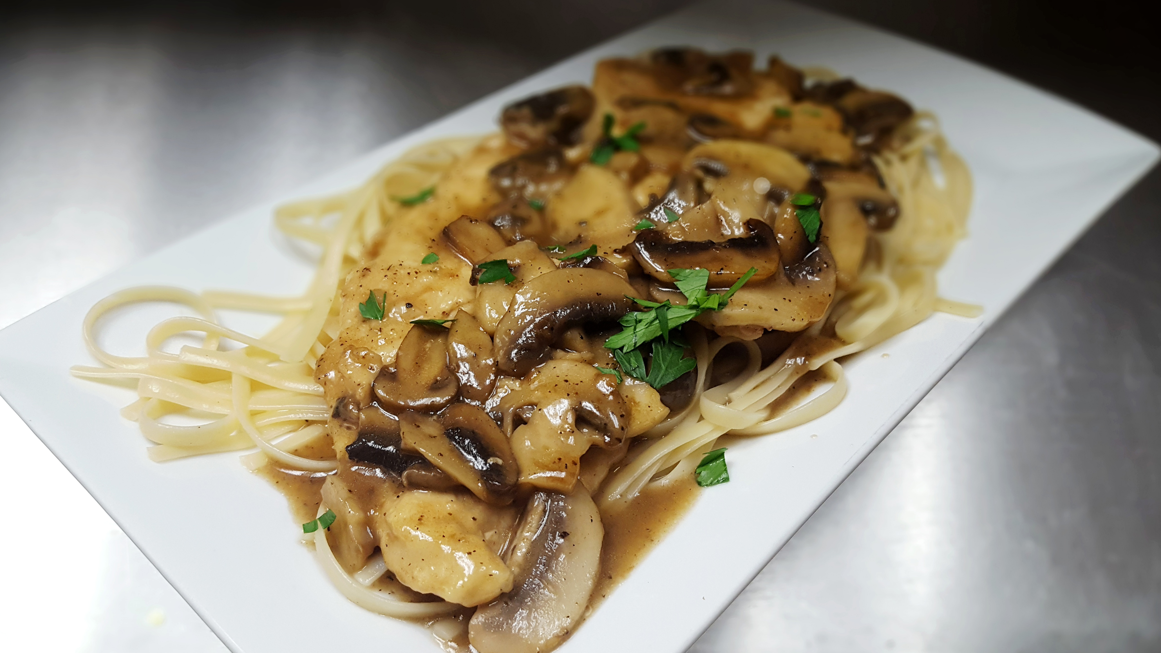 Order Chicken Marsala food online from Pizza Center store, Middlesex on bringmethat.com