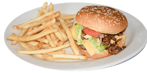 Order Cheeseburger & Fries food online from Toro Mexican Grill store, Morristown on bringmethat.com
