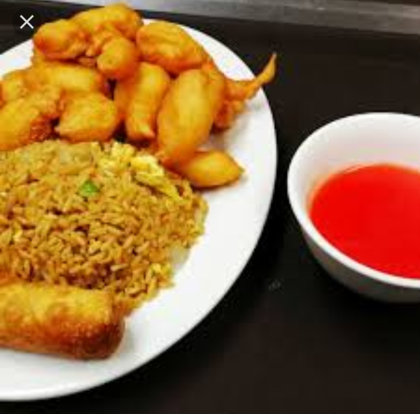 Order Sweet and Sour Chicken Combo Plate food online from City Dragon store, Greensboro on bringmethat.com