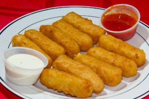 Order Mozzarella Sticks (10) food online from Papa Ray's Pizza - Miriam St. store, Daly City on bringmethat.com