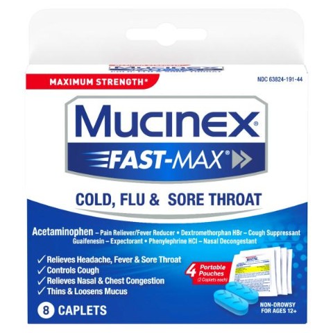 Order Mucinex Fast-Max 8 Count food online from 7-Eleven store, West Columbia on bringmethat.com