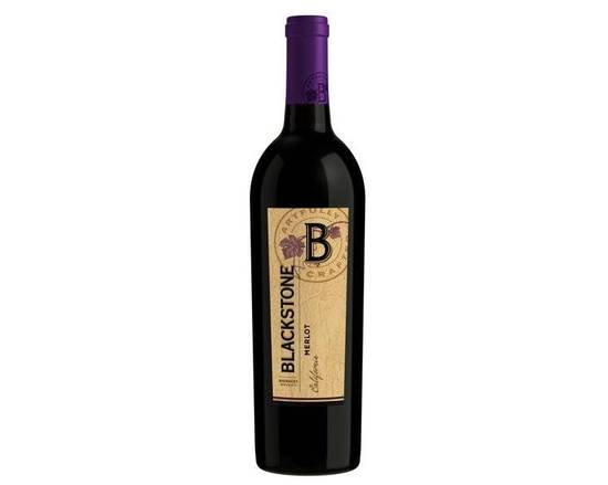 Order Blackstone Winery, Winemaker's Select Merlot California (NV) · 750 mL food online from House Of Wine store, New Rochelle on bringmethat.com