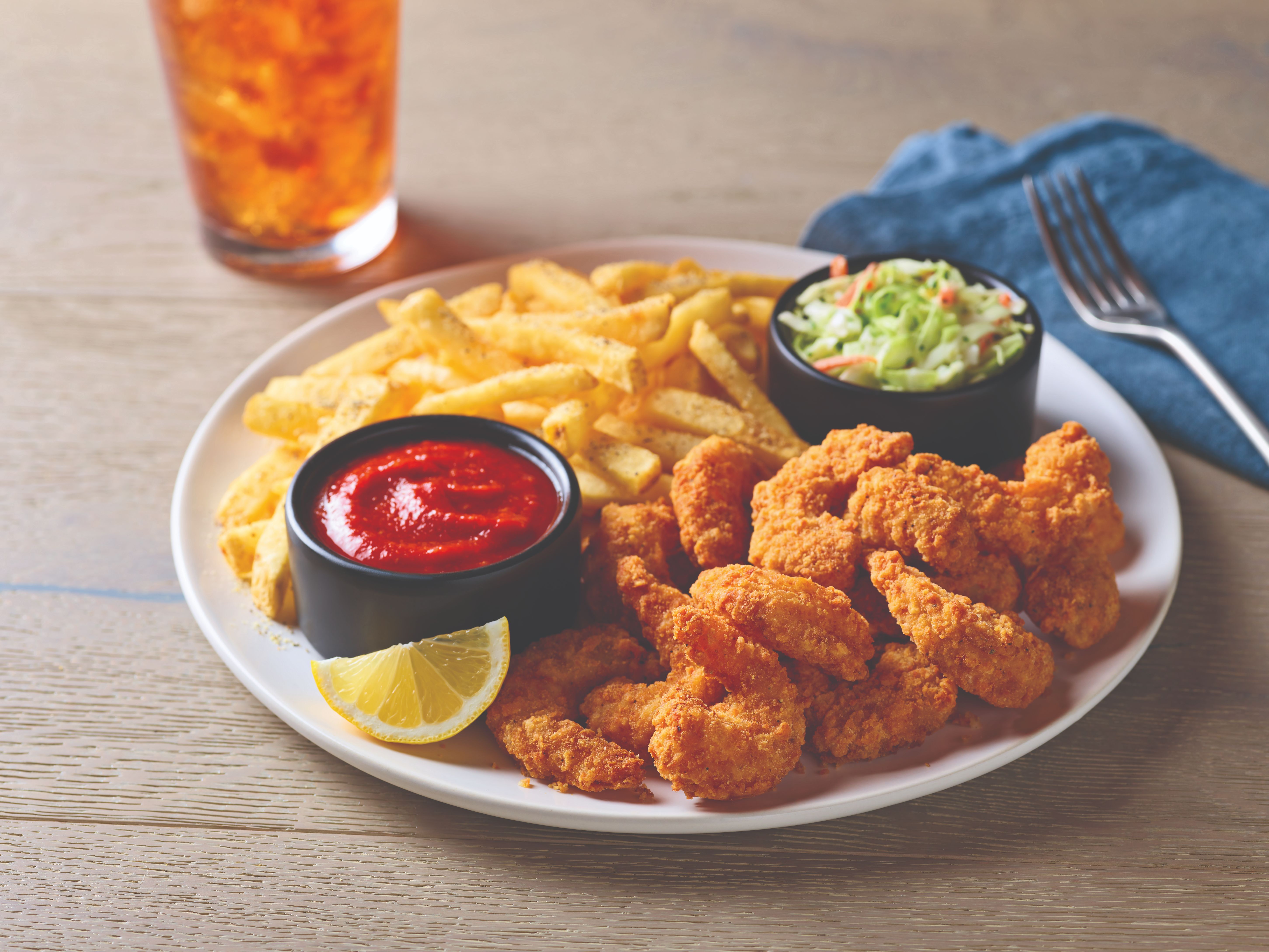 Order Double Crunch Shrimp with Fries food online from Applebee store, Quakertown on bringmethat.com