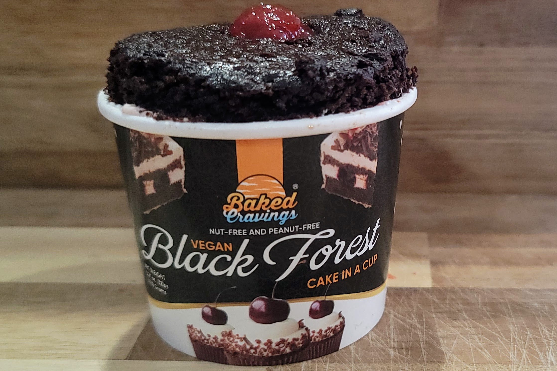 Order Vegan Black Forest Cake in a Cup 8oz food online from Baked Cravings store, New York on bringmethat.com