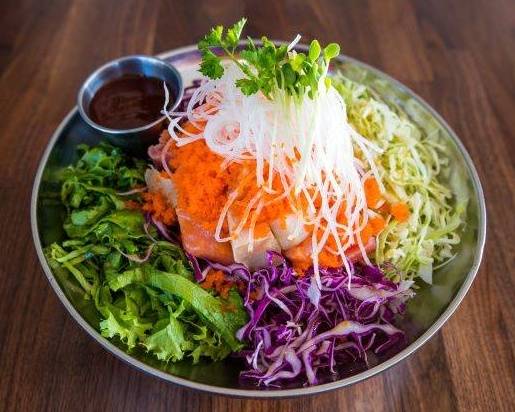 Order Spicy Seafood Bibimbap (Hoe-Deopbap) food online from Mikko Sushi store, Vista on bringmethat.com